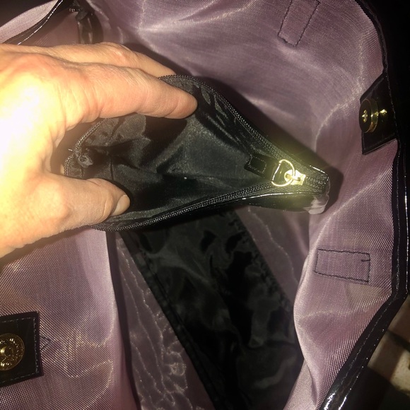 Vintage Guess Tote Pink Mesh & Black Patten Faux! - Picture 4 of 9